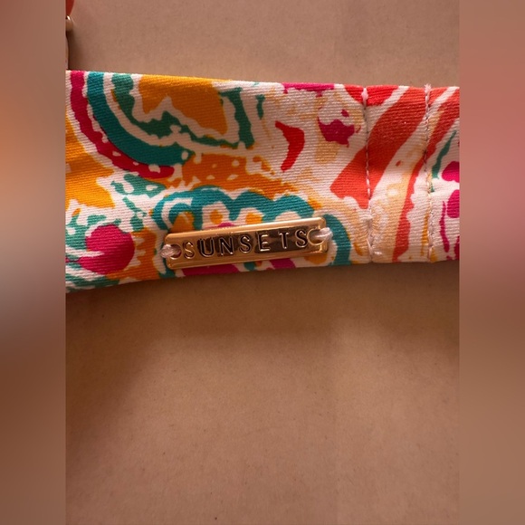 Colorful Paisley Ruffle Bikini Top - Picture 13 of 14